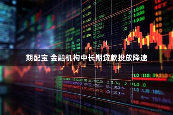 期配宝 金融机构中长期贷款投放降速