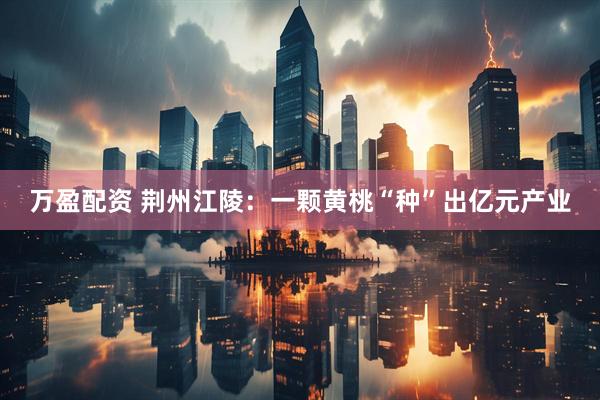 万盈配资 荆州江陵：一颗黄桃“种”出亿元产业